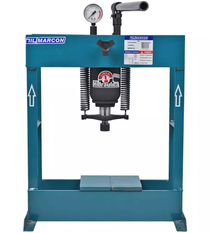 Prensa Hidráulica Marcon 10 Toneladas MPH 10T - Imagem 2