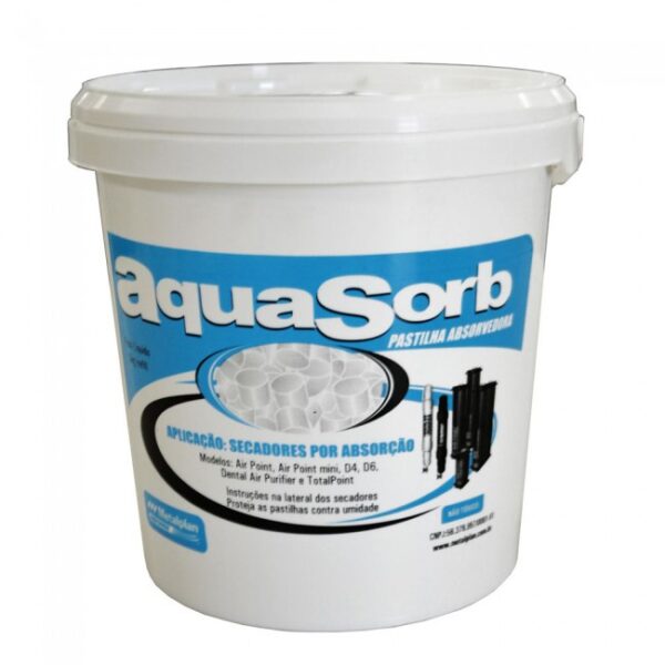 Pastilha Absorvedora para secador 3kg AquaSorb Metalplan