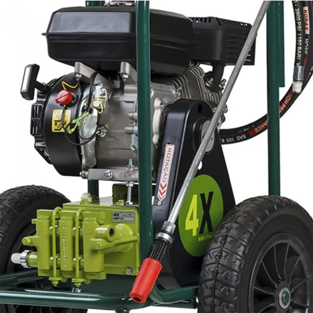 Lavadora de Alta Pressão Motor a Gasolina Hydronlubz JHF 4X MB 178G 800Lbs 6,5Cv - Imagem 2