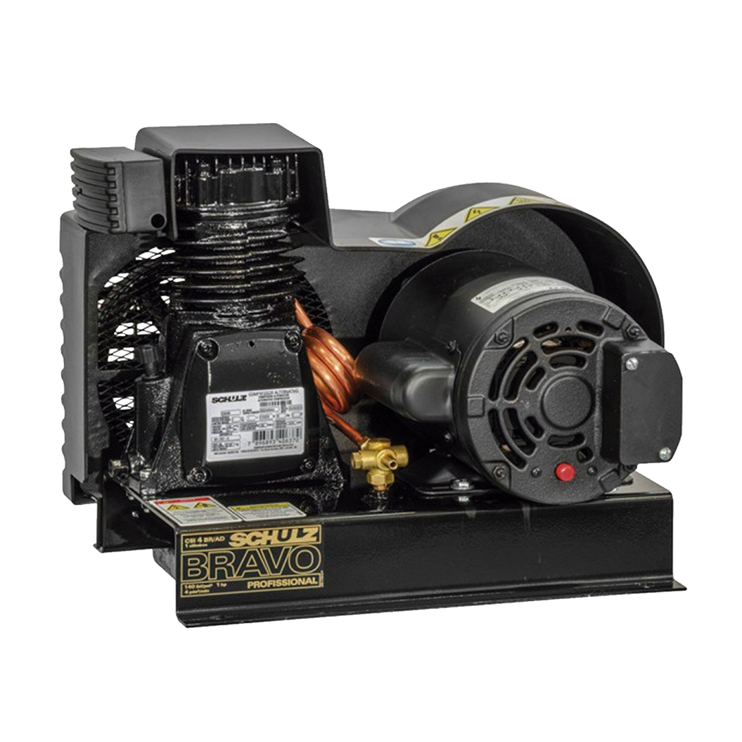 Compressor de Ar Direto Schulz CSI 4BR AD 3,6pcm 1HP Monofásico 110V