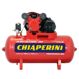 Compressor de Ar Chiaperini RED10/110Lts 2 HP Trifásico 220/380V