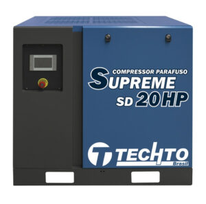 Compressor de Ar Parafuso Techto SD 20HP Supreme Ar Direto 380V
