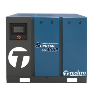 Compressor de Ar Parafuso Techto SD 40HP Supreme Ar Direto 380V