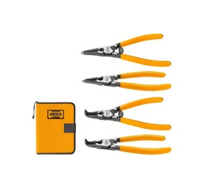 Jogo de Alicates para Anéis INGCO com 4 Peças