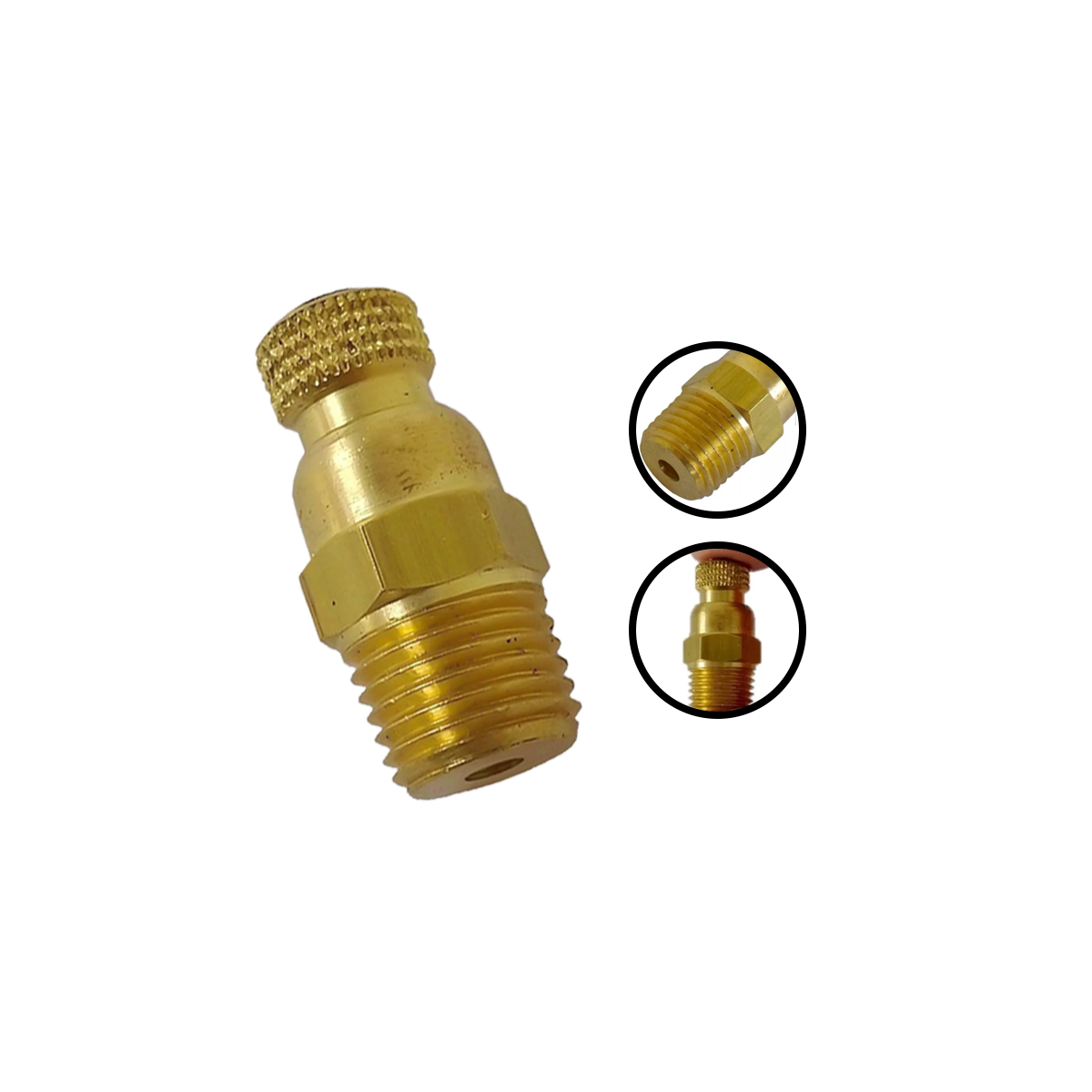 Válvula de Segurança Chiaperini 1/4" 40 Lbs Para Compressor de Ar direto Tufão - Imagem 3