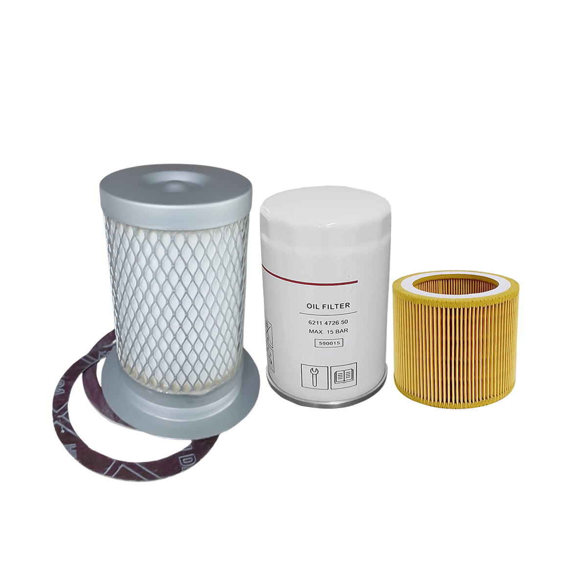 Kit Manutenção Preventiva Para Compressor Parafuso SC4 / SD4 / SC10 / SD10 hp