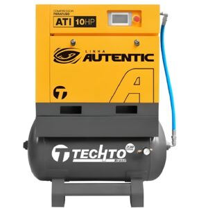 Compressor Parafuso Techto Autentic ATI 10HP RCH 230L 10bar Mip 380V
