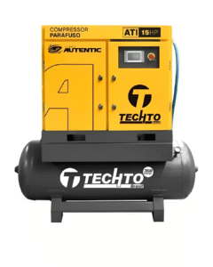 Compressor Parafuso Techto Autentic ATI 15HP RCH 360L 10bar Mip 380V