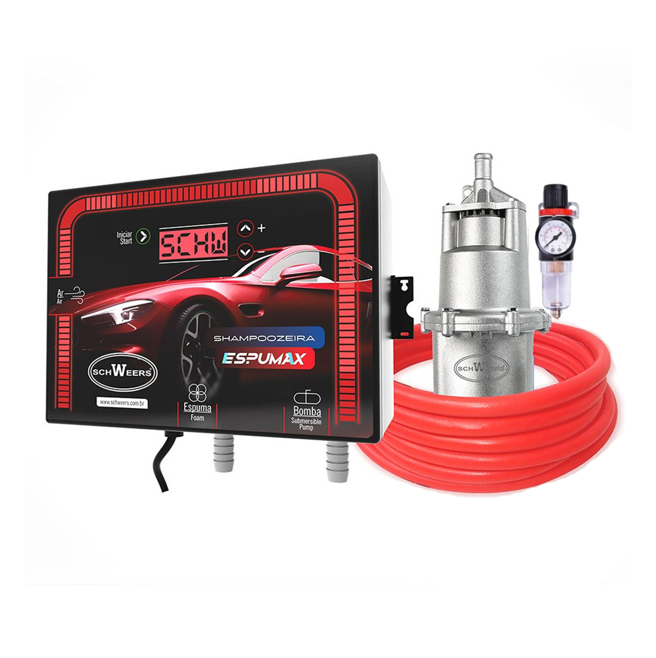 Shampoozeira Automotiva Completa Schweers Espumax 220v