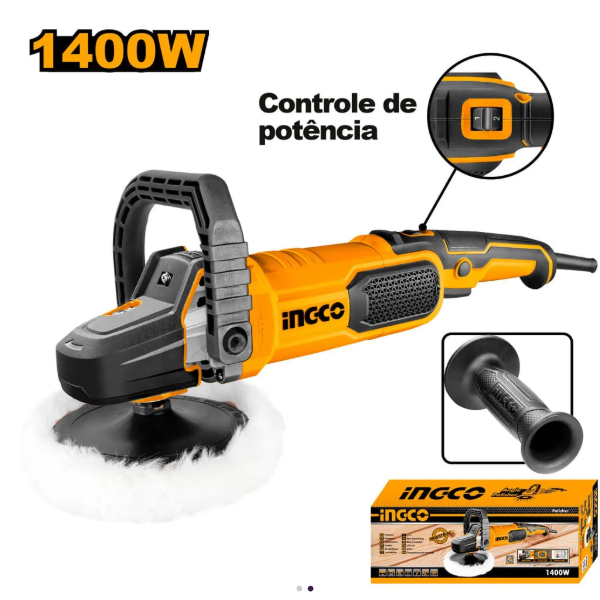 Politriz Angular INGCO 7" 1400W - Imagem 2