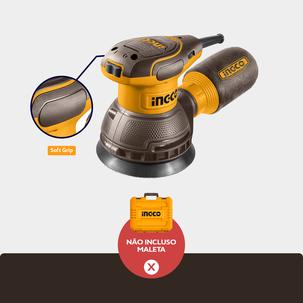 Lixadeira Rotativa INGCO 320W 220V - Imagem 3