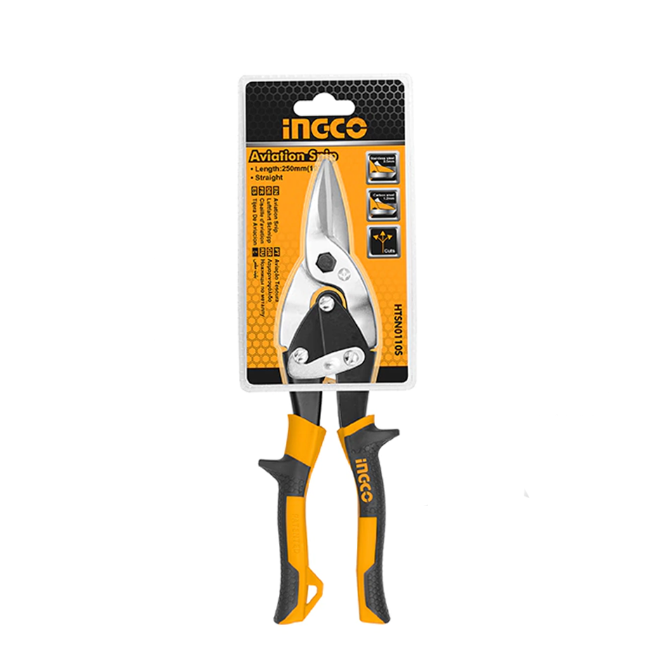 Tesoura de Aviação Corte Reto 10" Ingco HTSN0110S - Imagem 3
