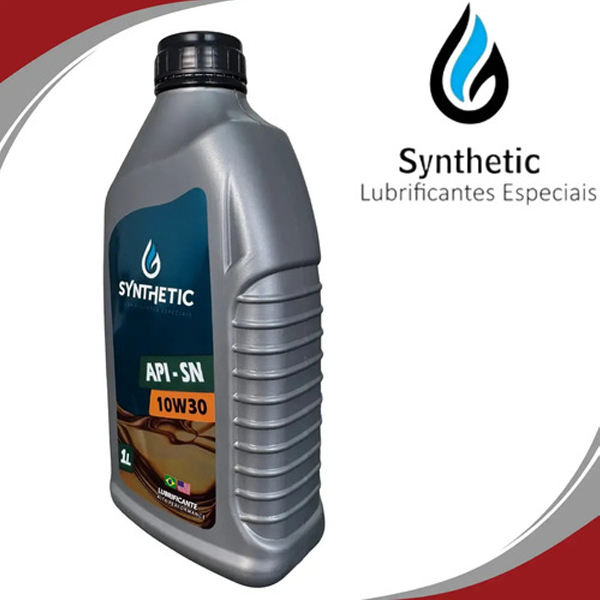 Óleo 10w30 100% Sintético API SN Synthetic 1 Litro - Imagem 3