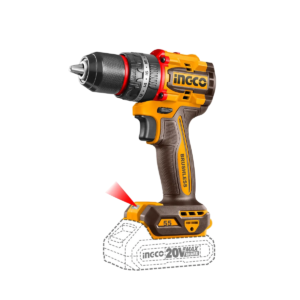 PARAFUSADEIRA / FURADEIRA DE IMPACTO BRUSHLESS 1/2" 55 NM 20V LINHA P20S - INGCO CIDLI205581 (SEM BATERIA E SEM CARREGADOR)