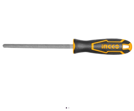 LIMA REDONDA MURÇA PICADO DUPLO INGCO 8POL (200MM) COM CABO EMBORRACHADO HSRF088