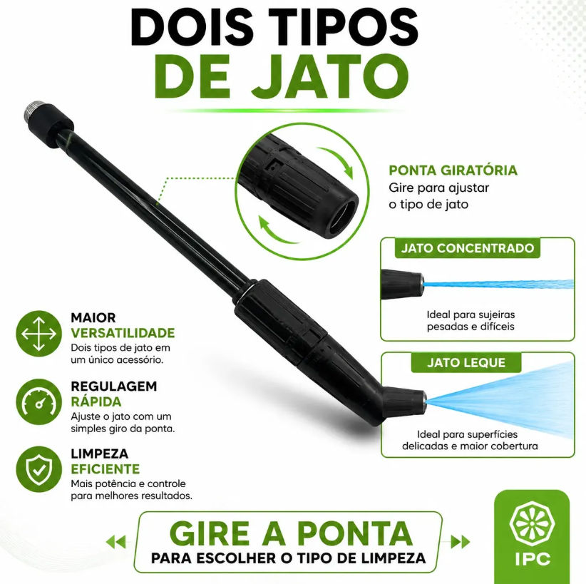 Bico Lança Vário Para Lavadora Ipc PW-C22 Original 220v - Imagem 4
