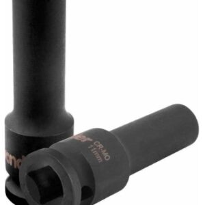 Soquete sextavado longo de impacto, 11 mm, encaixe de 1/2", VONDER