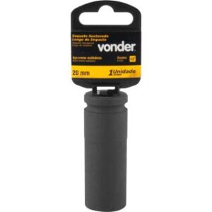 Soquete sextavado longo de impacto,20 mm, encaixe de 1/2", VONDER