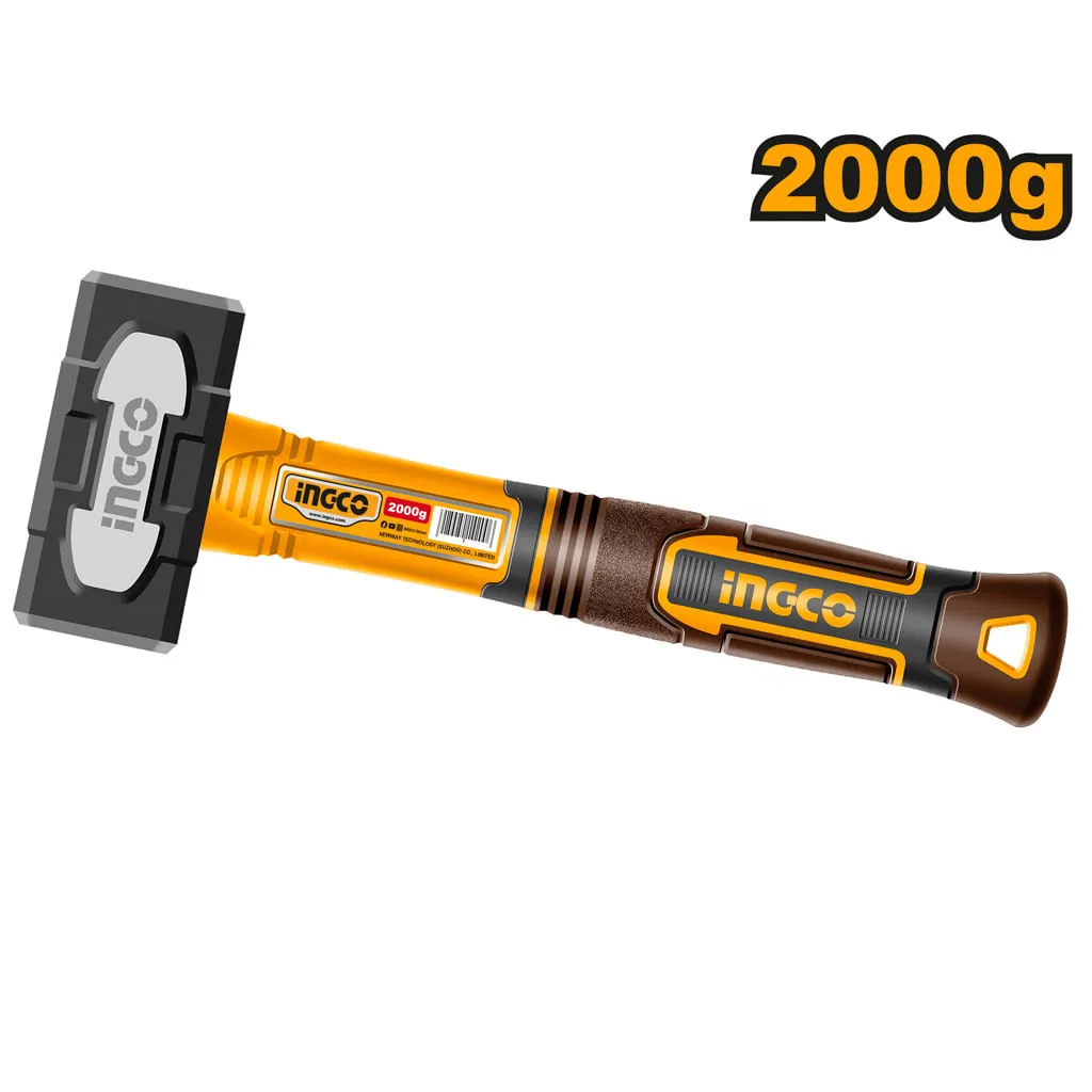 Marreta Com Cabo De Fibra e Emborrachado INGCO 2KG HSTH82000 - Imagem 2