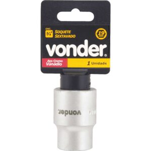 Soquete Sextavado de Impacto 19 mm Encaixe de 3/4" VONDER
