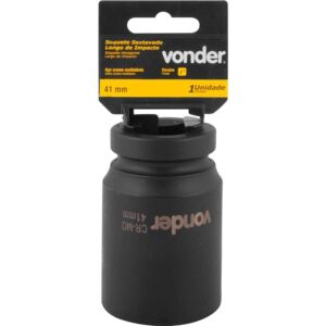Soquete sextavado longo de impacto, 41 mm, encaixe de 1", VONDER