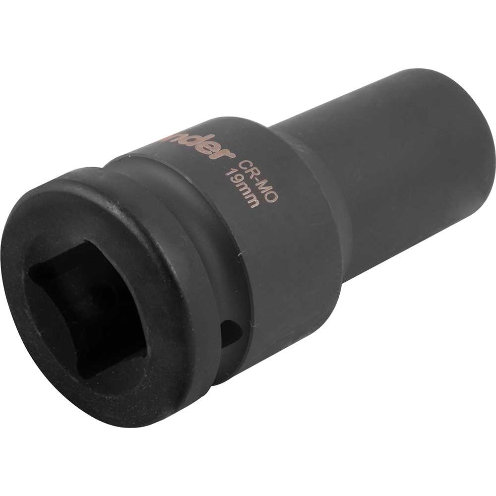 Soquete Sextavado Longo de Impacto Encaixe de 3/4″ x 19mm VONDER - Imagem 4