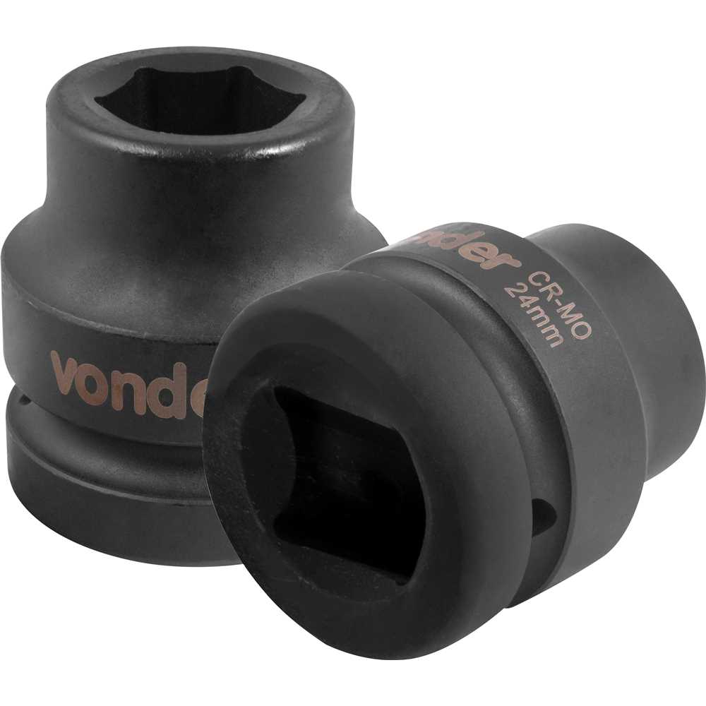 Soquete Sextavado de Impacto Encaixe de 1″ x 24mm VONDER