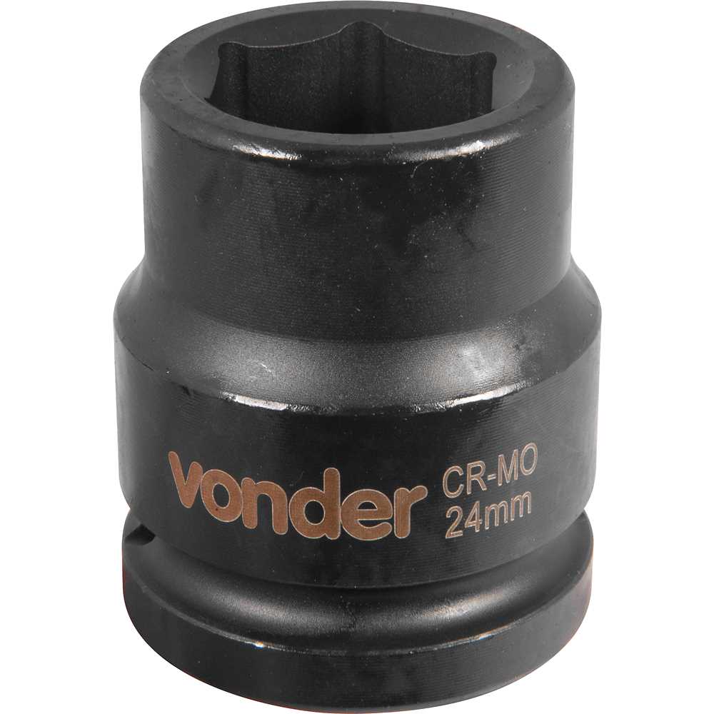 Soquete Sextavado de Impacto Encaixe de 3/4″ x 24mm VONDER - Imagem 2
