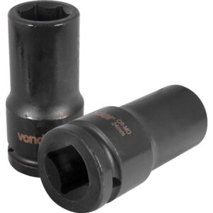 Soquete Sextavado Longo de Impacto Encaixe de 3/4″ x 24mm VONDER