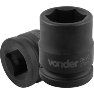 Soquete Sextavado de Impacto Encaixe de 3/4″ x 27mm VONDER