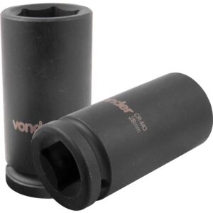 Soquete Sextavado Longo de Impacto Encaixe de 3/4″ x 28mm VONDER