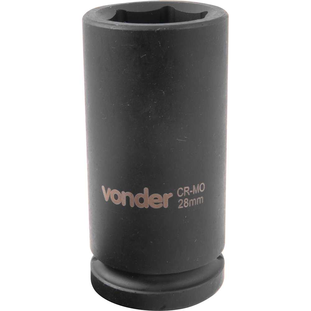 Soquete Sextavado Longo de Impacto Encaixe de 3/4″ x 28mm VONDER - Imagem 3