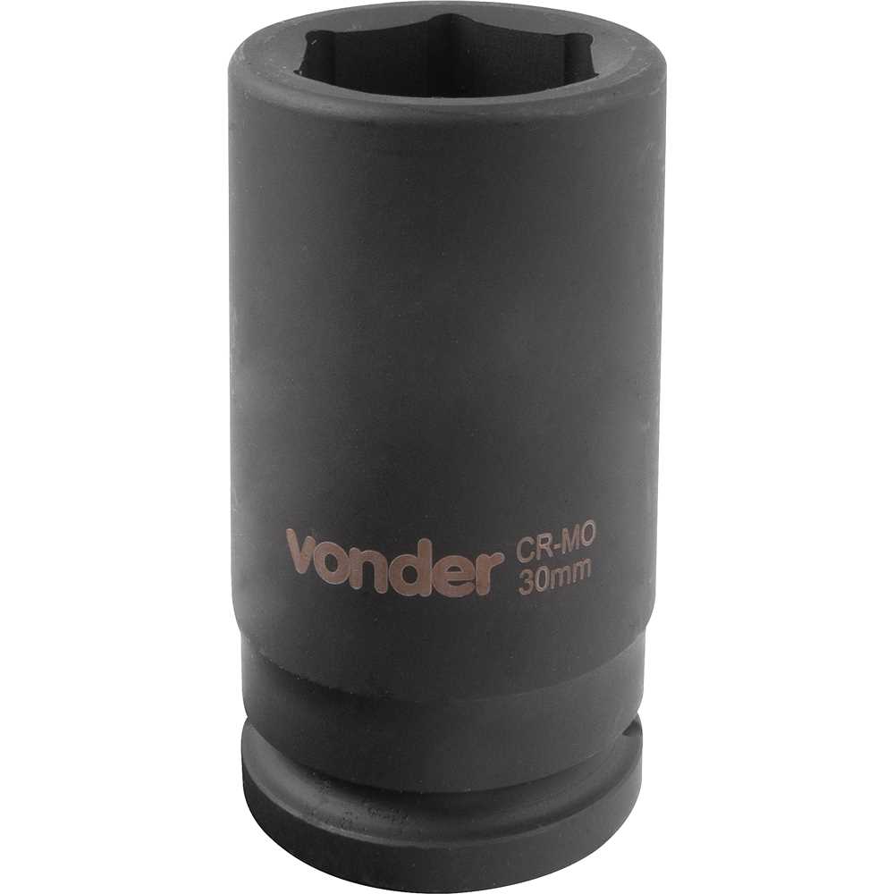 Soquete Sextavado Longo de Impacto Encaixe de 3/4″ x 30mm VONDER - Imagem 2