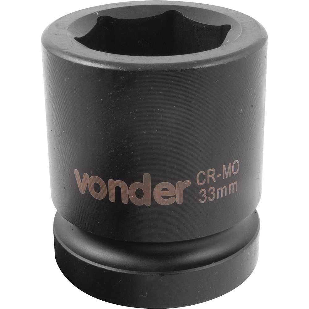 Soquete Sextavado de Impacto Encaixe de 1″ x 33mm VONDER - Imagem 3