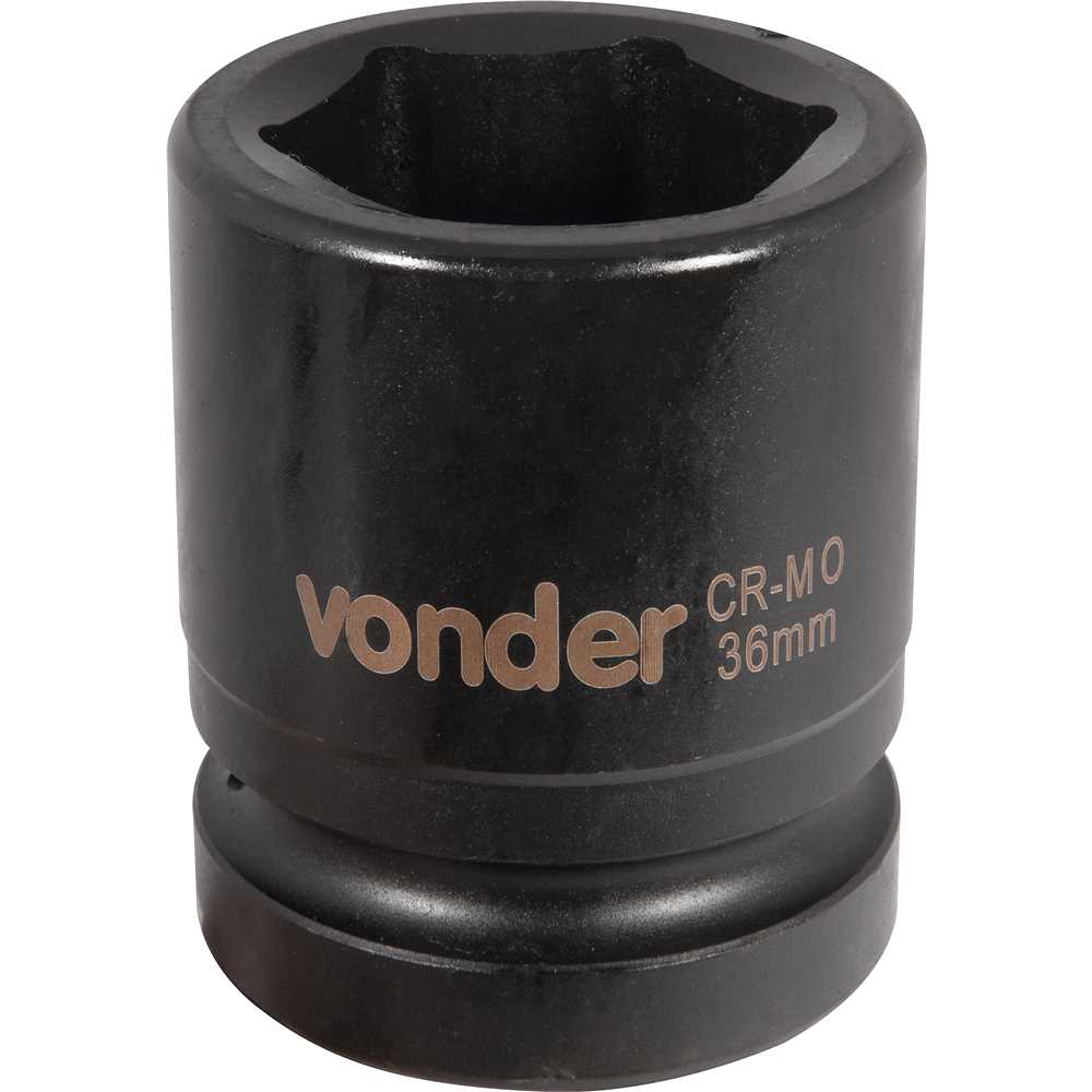 Soquete Sextavado de Impacto Encaixe de 1″ x 36mm VONDER - Imagem 3