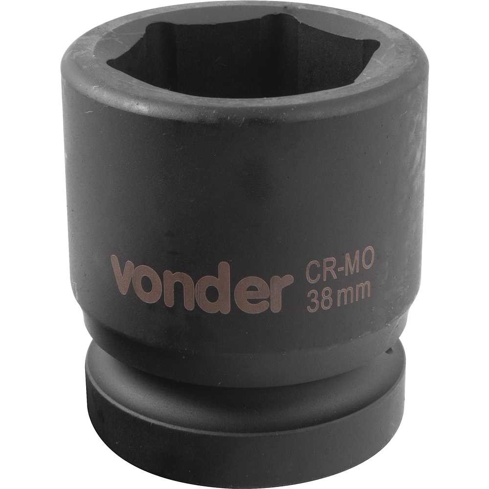 Soquete Sextavado de Impacto Encaixe de 1″ x 38mm VONDER - Imagem 3