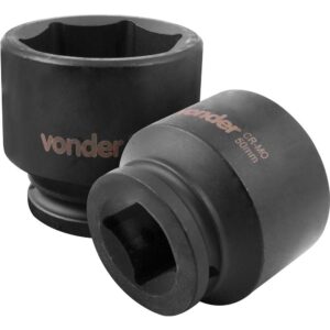 Soquete Sextavado de Impacto Encaixe de 3/4″ x 50mm VONDER