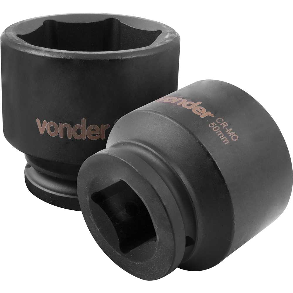 Soquete Sextavado de Impacto Encaixe de 3/4″ x 50mm VONDER
