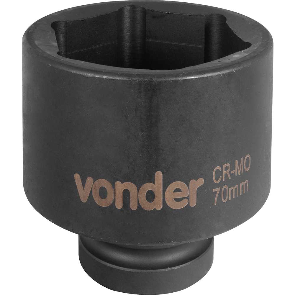 Soquete Sextavado de Impacto Encaixe de 1″ x 70mm VONDER - Imagem 3