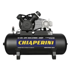 COMPRESSOR DE AR PISTÃO ALTA PRESSÃO 40 PCM 360 LITROS 10 HP TRIFÁSICO