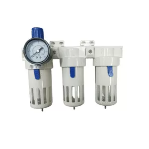 Trio Filtro de Ar Odontológico 1/2" Regulador Filtro Coalescente e Carvão Ativo