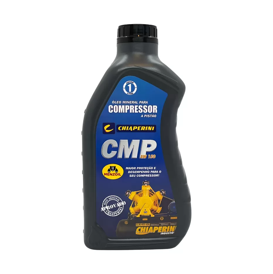 Óleo Lubrificante Mineral Para Compressor Pistão Chiaperini CMP AW150 1 Litro