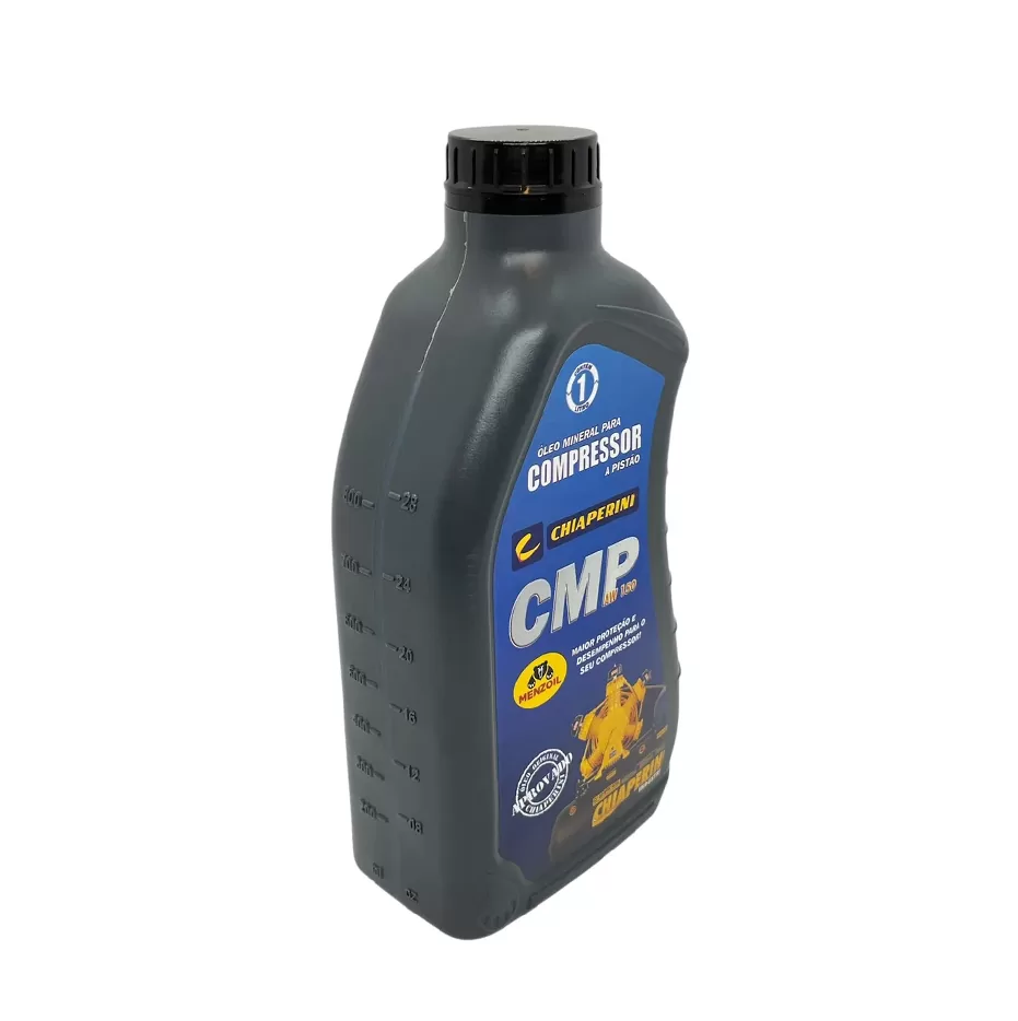Óleo Lubrificante Mineral Para Compressor Pistão Chiaperini CMP AW150 1 Litro - Imagem 3
