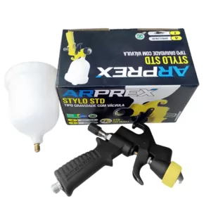 Pistola de Pintura Tipo Gravidade Arprex Stylo STD 1,0mm 250ml