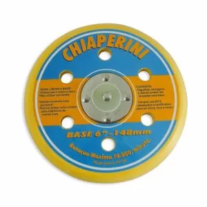 Base Com Velcro Chiaperini Para Lixadeira Roto Orbital 6” CH O-15