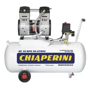 Compressor de Ar Odontológico Chiaperini MC10 BPO 50Lts 120Lbs 2HP Monofásico 110V