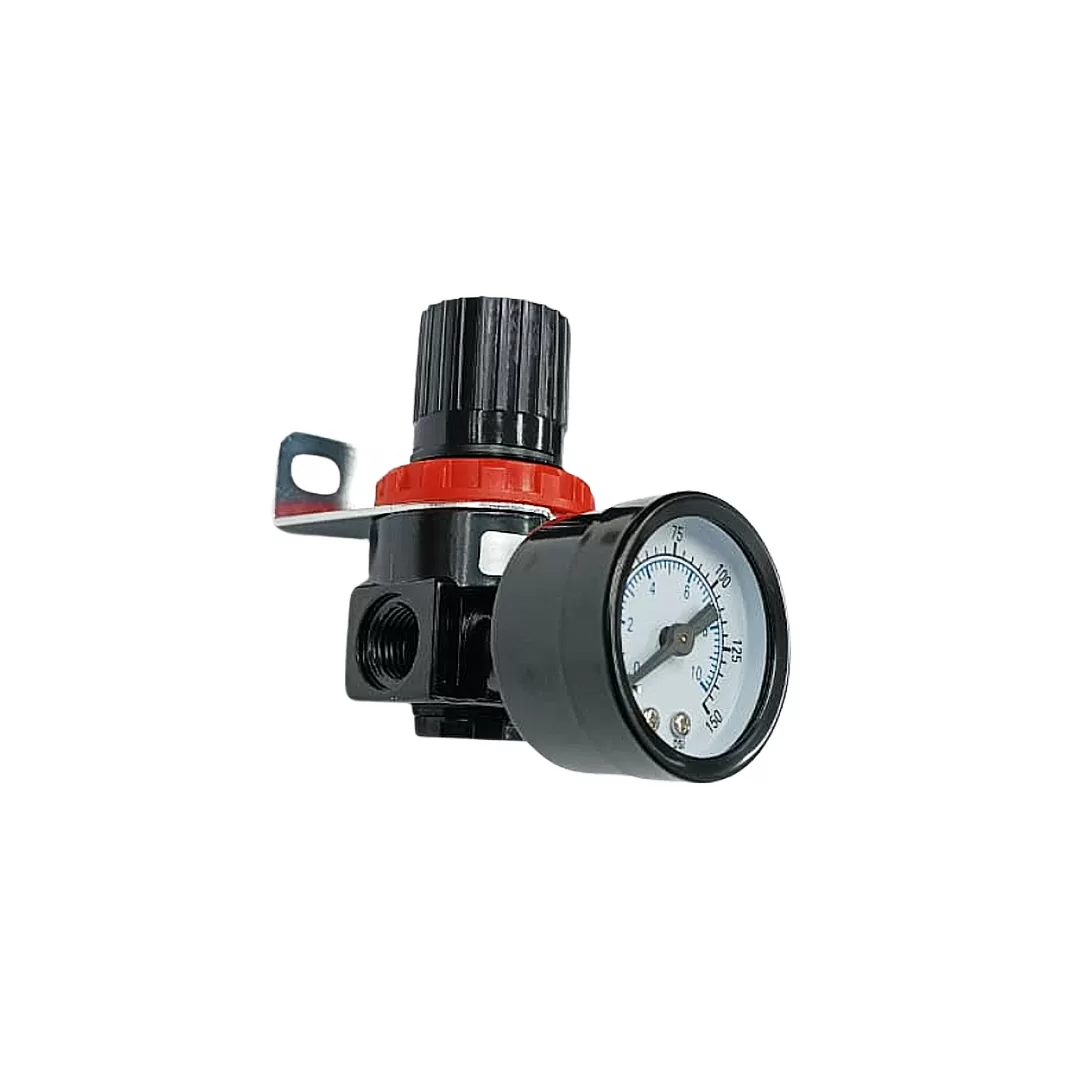 Regulador de Ar Comprimido 1/4" Para Linha Pneumática 500 L/min