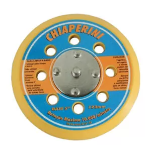 Base Com Velcro Chiaperini Para Lixadeira Roto Orbital 5″ CH 0-15