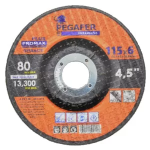 Disco Desbaste 4,5" 23mm Metal PEGATEC