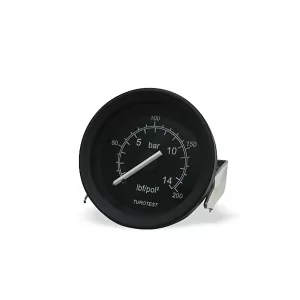 Manômetro de Pressão Schulz1/8" Horizontal 200 lbf/cm² 14 Bar